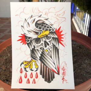 Pintura Águila Tradicional