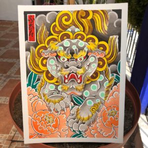 Pintura Karajishi Botan