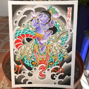 Pintura Krishna