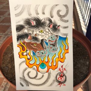 Pintura Caballos Del Faraón
