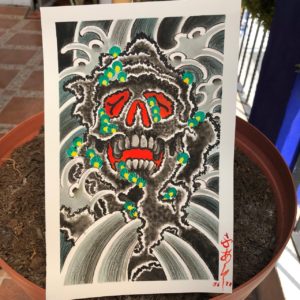 Pintura Cráneo