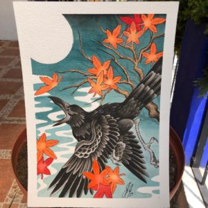 Pintura Cuervo