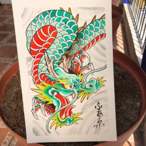 Pintura Dragón