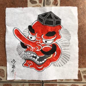 Pintura Tengu